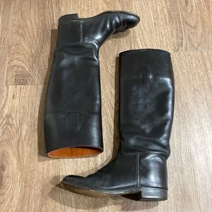 Vintage Leather Riding Boots